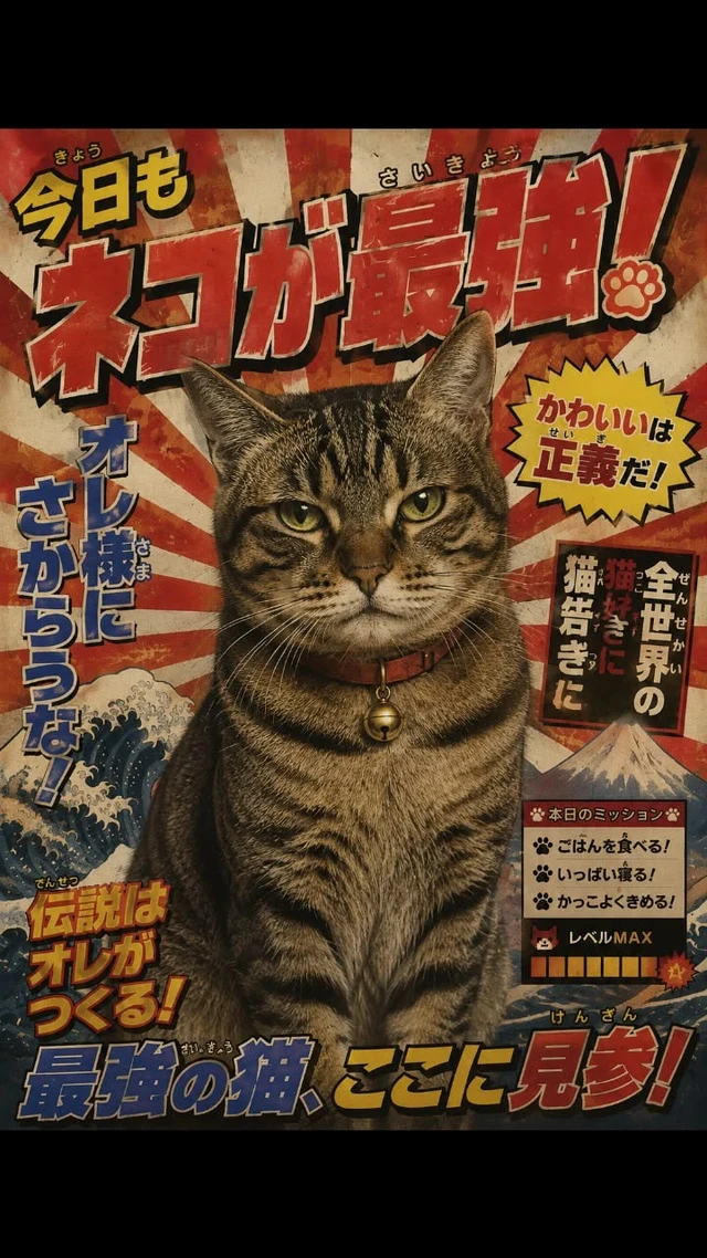 Before: 今日もネコが最強！