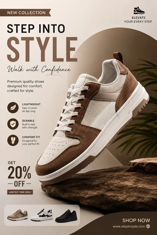 Before: STEP INTO STYLE